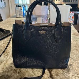Kate Spade navy leather bag
